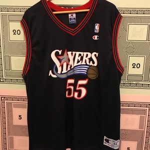 Champion Dikembe Mutombo Sixers Jersey